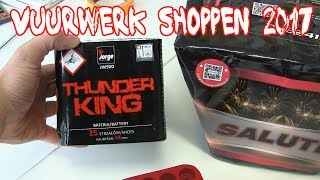 Vuurwerk Shoppen 2017 HQ Fireworks Hoogstraten [upl. by Ellerrehs]