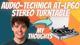 AudioTechnica ATLP60XBK Fully Automatic BeltDrive Stereo Turntable Review [upl. by Retswerb454]