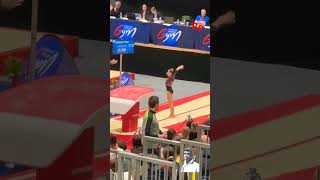 France Oyonnax 2024 Élina NEMOUR gymnast gymnasticschampionships vault [upl. by Kerek]