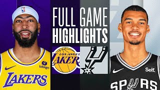 LAKERS at SPURS  FULL GAME HIGHLIGHTS  December 13 2023 [upl. by Lam]