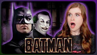 First time watching BATMAN 1989  Movie Reaction [upl. by Shelburne]