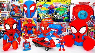 10 Minutes Satisfying With Unboxing cute Spider man toys Unboxing review ASMR  Review Toys [upl. by Alaehcim]