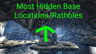 3 Most Hidden Base Locations Rat Holes On Ragnarok Ark [upl. by Lareine]