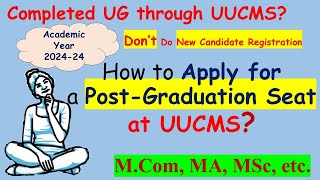 How to do PG New Candidate Registration  PG Application 2024 25 [upl. by Poppo]