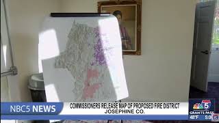 Josephine County commissioners release map of proposed fire district [upl. by Hathaway]