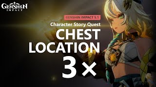 All 3 Chest Locations in Tlazollis Forge  Xilonens Story Quest  Genshin Impact 51 [upl. by Prichard]