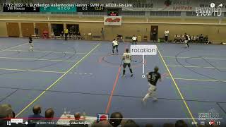 Indoorhockey  zaalhockey  detail positionering rotation building attack [upl. by Zoilla550]