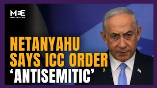 Netanyahu says ICC decision of arrest warrants ‘antisemitic’ [upl. by Eldorado]