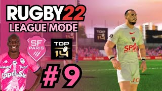 RUGBY 22  TOP 14 LEAGUE MODE  EP9  CHESLIN KOLBE 🇿🇦 rugby22 [upl. by Jemma]