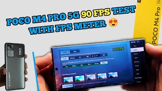 Poco M4 Pro 5g 90 FPS Test with FPS meter  Handcam  Dimensity 810 🔥 [upl. by Rebm419]