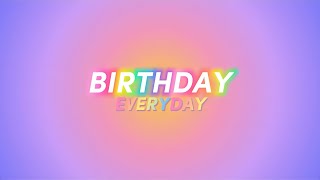 Katy Perry  Birthday Lyric Video [upl. by Jews]