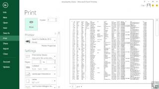 Microsoft Excel 2013 Tutorial  Paper Size Orientation Margins And Scaling Options [upl. by Markowitz]