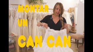 Cómo montar un CAN CAN  👗 Tipos de can can 👗 Comunión niña [upl. by Isidora400]