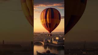 Worlds First Ballon Passengers  First Human Flight  shorts history viral ytshorts [upl. by Ekusoyr]