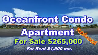 Beachfront top level Condo Apartment For Sale or Rent [upl. by Farrington654]