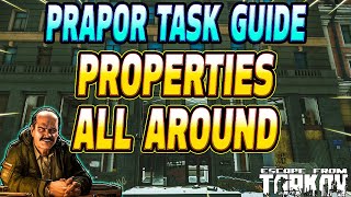 Properties All Around  Prapor Task Guide  Escape From Tarkov [upl. by Arreic]