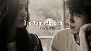 Jo Tum Mere Ho  anuvjain  8D Audio [upl. by Ahtikal905]