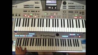 Une Belle Histoiremp4 Tyros4 et Roland E80 [upl. by Arreit]