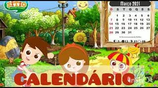 🟣🦉CALENDÁRIO 2203 EDUCAÇÃO INFANTIL  SÍTIO DO PICAPAU AMARELO 22032021 [upl. by Iznekcam]