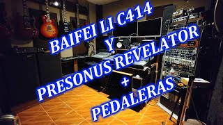 BAIFEI LI C414 PRESONUS REVELATOR IO 24 CUVABE BLACKBOX MVAVE Y VALETON MULTIEFECTOS [upl. by Katya462]