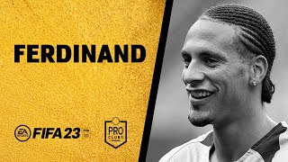 ⚽ FIFA 23  Cómo hacer a FERDINAND en CLUBES PRO ✅ [upl. by Aihsatan]