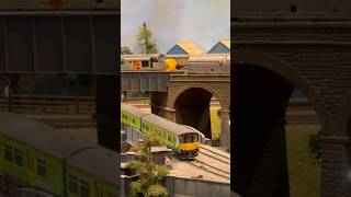 BUSY OO GAUGE MODEL RAILWAY 🚈 Whiteacres at The National Festival of Railway Modelling 🛤️ [upl. by Grassi996]