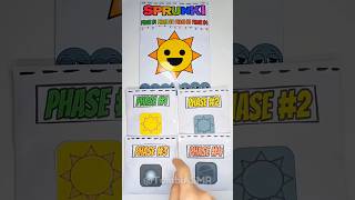 SPRUNKI MrSun ASMR Phase 1vs2vs3vs4squishyblindbag papercraft sprunkiincrediboxsquishy shorts [upl. by Annayak]