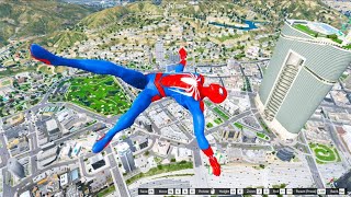 GTA 5 Epic Ragdoll GREEN SPIDERMAN VS RED MINIONVS GREEN HULK Euphoria Physics amp Funny Fails [upl. by Anyehs]