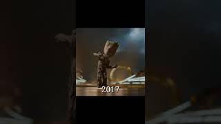 Evolution of Groot Groot Evolution Shorts Evolution Groot [upl. by Nylecaj]