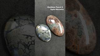 obsidiana obsidian obsidianpeanut agata agatamarcasita marcasita [upl. by Gould]