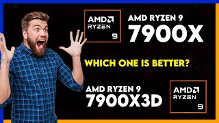 AMD Ryzen 9 7900X vs AMD Ryzen 9 7900X3D Comparison [upl. by Maillil]