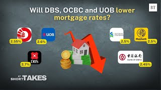 Will DBS OCBC and UOB lower mortgage rates to compete with foreign players [upl. by Lauretta51]