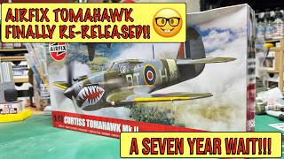 Airfix P40 Curtiss Tomahawk  FINALLY RERELEASED  148 Scale Model Kit [upl. by Einavoj]