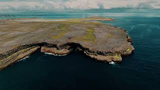 The breathtaking landscape of Inishmore island above the water [upl. by Glorianna]