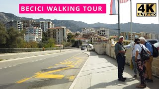 🌴Becici🏖️Walking Tour🌞Montenegro🇲🇪2024📷4K60 [upl. by Syd]