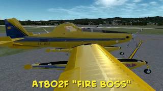 Air Tractor AT802F quotFire Bossquot HD [upl. by Housum]