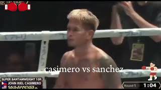 CASIMERO VS SANCHEZ HIGHLIGHTS October 13 2024 1round casimeroknockouthighlights [upl. by Zicarelli]