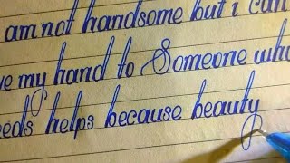 How to write Fast and beautiful  Neat and clean handwriting speed  handwriting practice [upl. by Aicilev35]