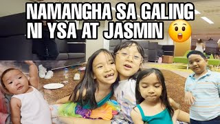 ANG GALING NI YSA AT JASMIN MAG SPLIT  MIGGY amp BELLAS CHANNEL  KIDS CHANNEL IN FINLAND [upl. by Rabbi751]