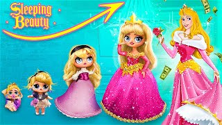 Prinses Aurora Groeit op van Arm tot Rijk  31 DIY’s voor LOL [upl. by Ing]