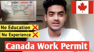 Canada🇨🇦 Work Permit From India  Canada Jobs For Indians  Jobs In Canada Without LMIA [upl. by Zucker]