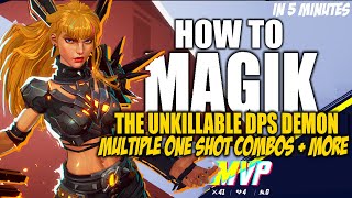 Marvel Rivals  How to Play Magik Like a Pro OneShot Combos Unkillable DPS Guide  Gameplay [upl. by Yelyab993]