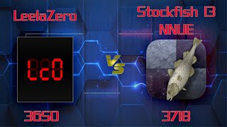 Unbelievable performance  Stockfish 13 NNUE vs Leela chess Zero [upl. by Corri]