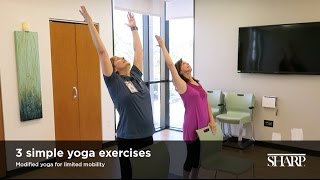 3 Simple Yoga Exercises [upl. by Cornelie501]