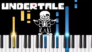 Undertale  Bonetrousle  EASY Piano Tutorial [upl. by Radman]