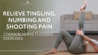 How to Relieve Sciatic Nerve  Relieve Tingling Numbing and Shooting Pain with Nerve Flossing [upl. by Meek]