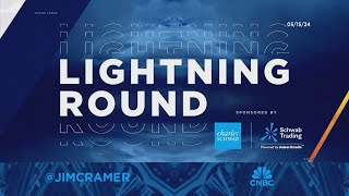 Lightning Round ServiceNow is a buy right here says Jim Cramer [upl. by Itteb811]