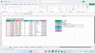 Lookup function excel 点用  lookup function excel in hindi [upl. by Fadas127]