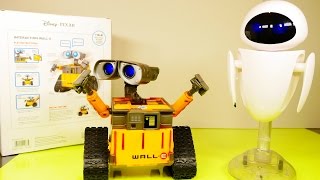 WallE Disney Pixar Interactive Toys Robot Figure Meets Eve By DCTC Disney Cars Toy Club [upl. by Edge]