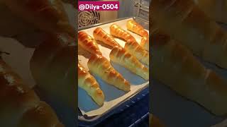 bread with minced meat bread food pizza breadmaking shortvideo cooking recipe [upl. by Yasu]